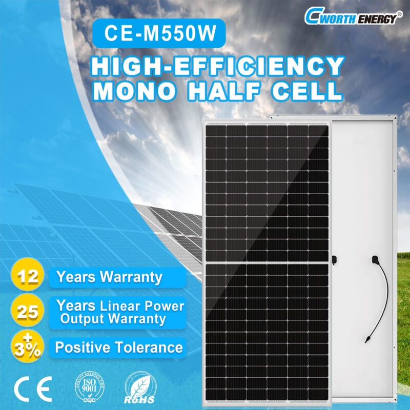 Panneau solaire 550W