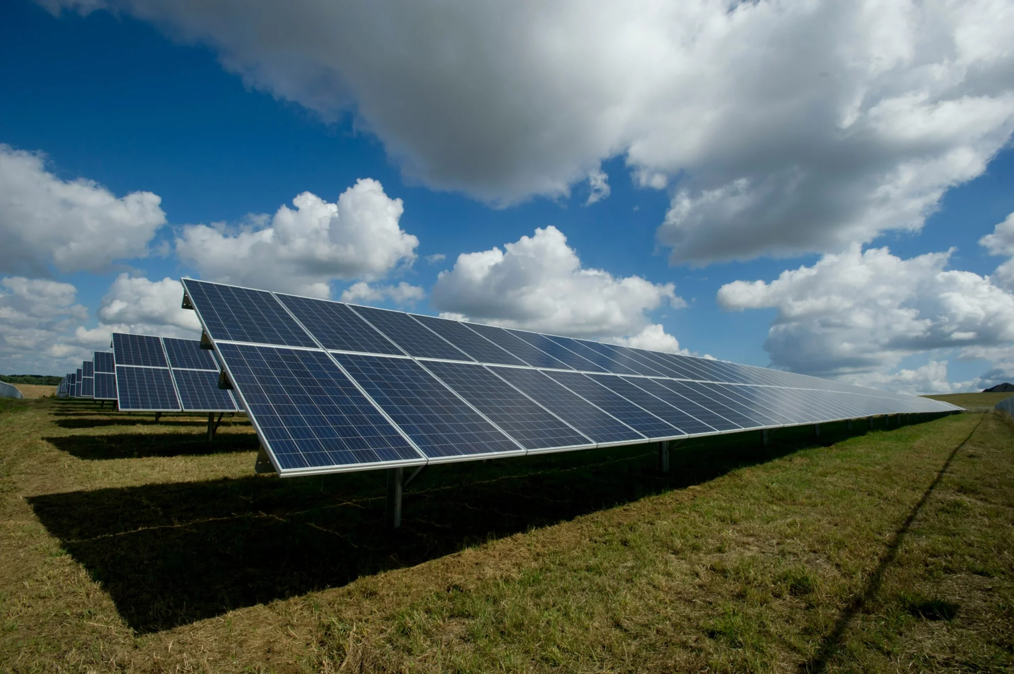 Panneau solair installé